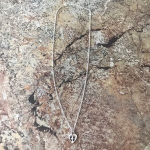 Baby feet necklace